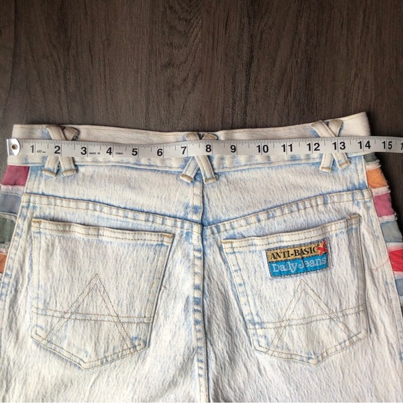 Vintage 90s Anti-Basic Daily Jeans Size 28x28 High Rise Alternative Cobain - Picture 6 of 11